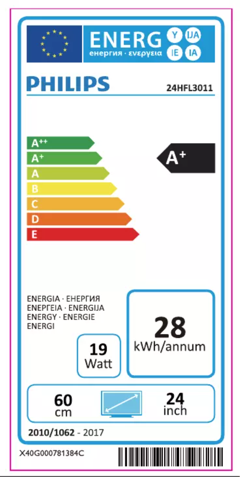 Image de la première page du manuel de l'appareil 24HFL3011T