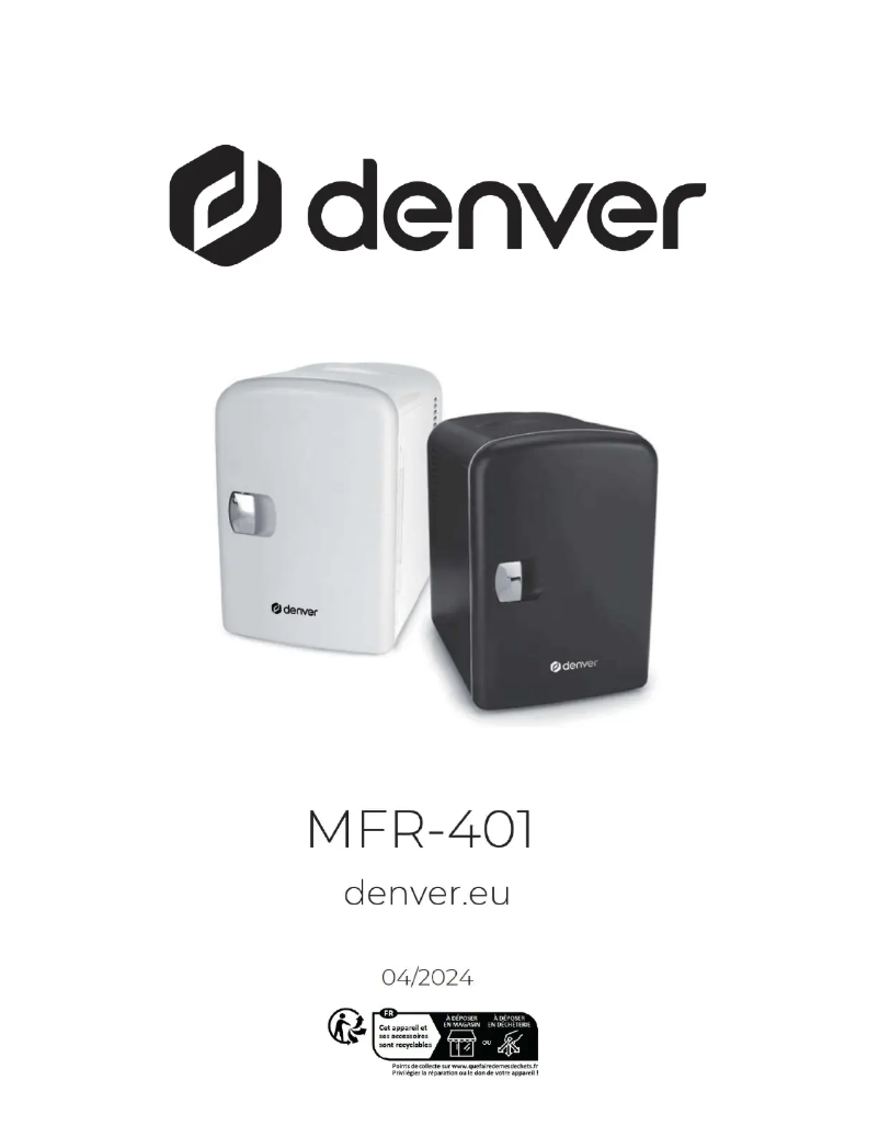 Page n°1 - Manuel utilisateur Denver MFR-401