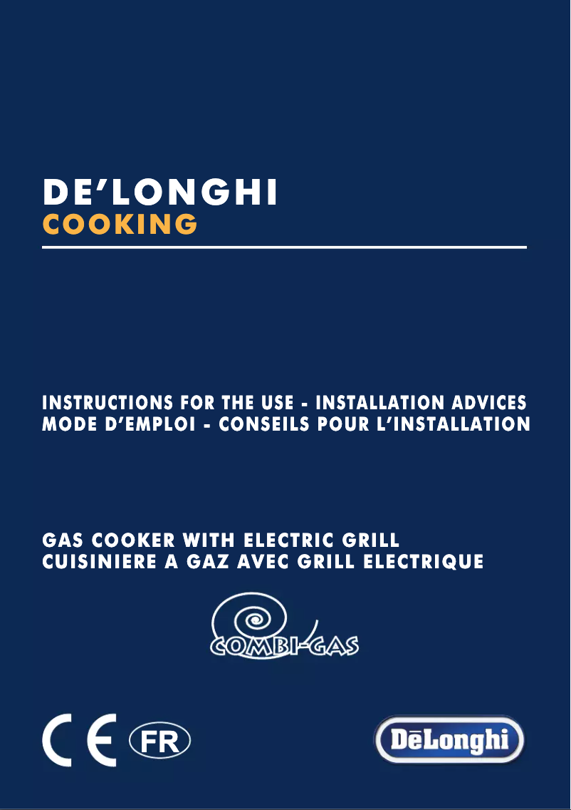 Page n°1 - Manuel utilisateur DeLonghi PGVX 965 GHI