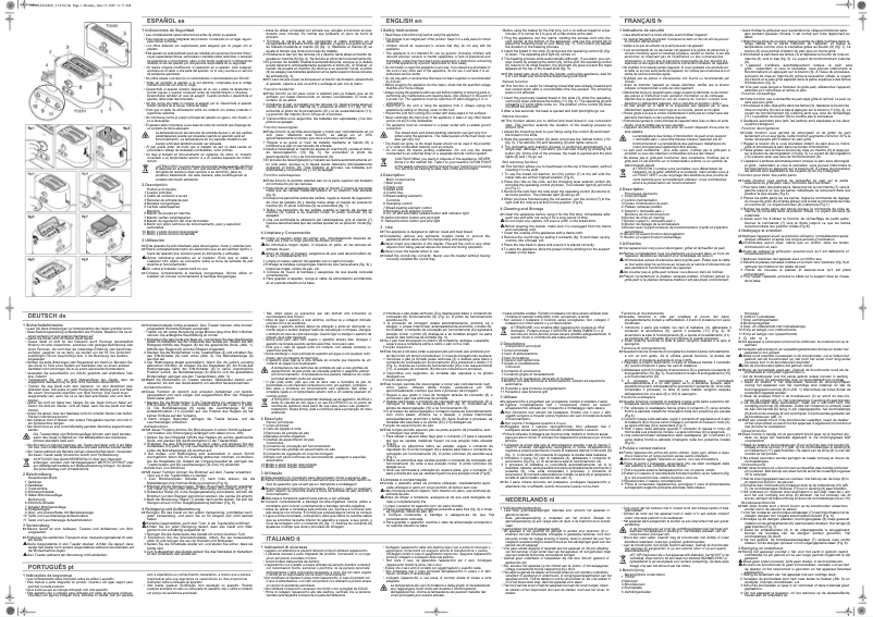 Page 1 de la notice Manuel utilisateur Solac Stillo TC5310