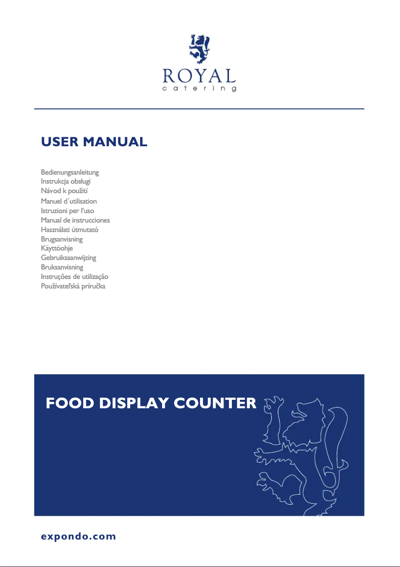 Página 1 del manual Manual de usuario Royal Catering RC-HTDLD