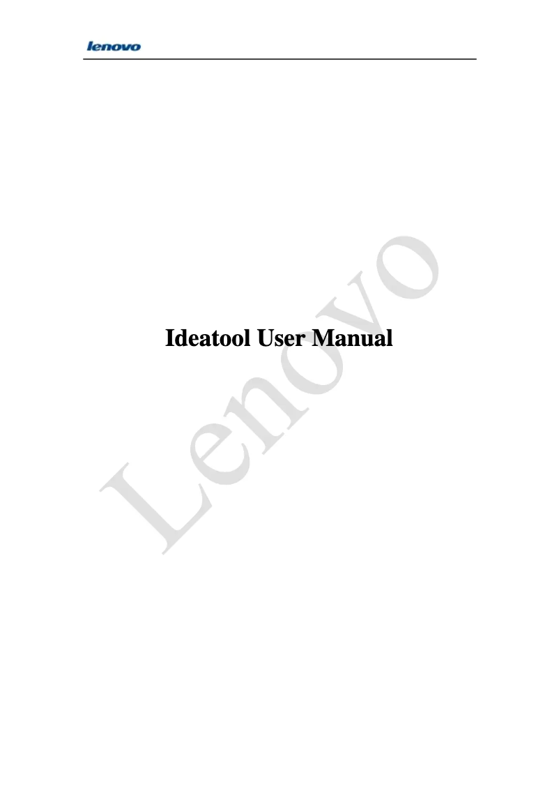 Page 1 de la notice Manuel utilisateur Lenovo S880