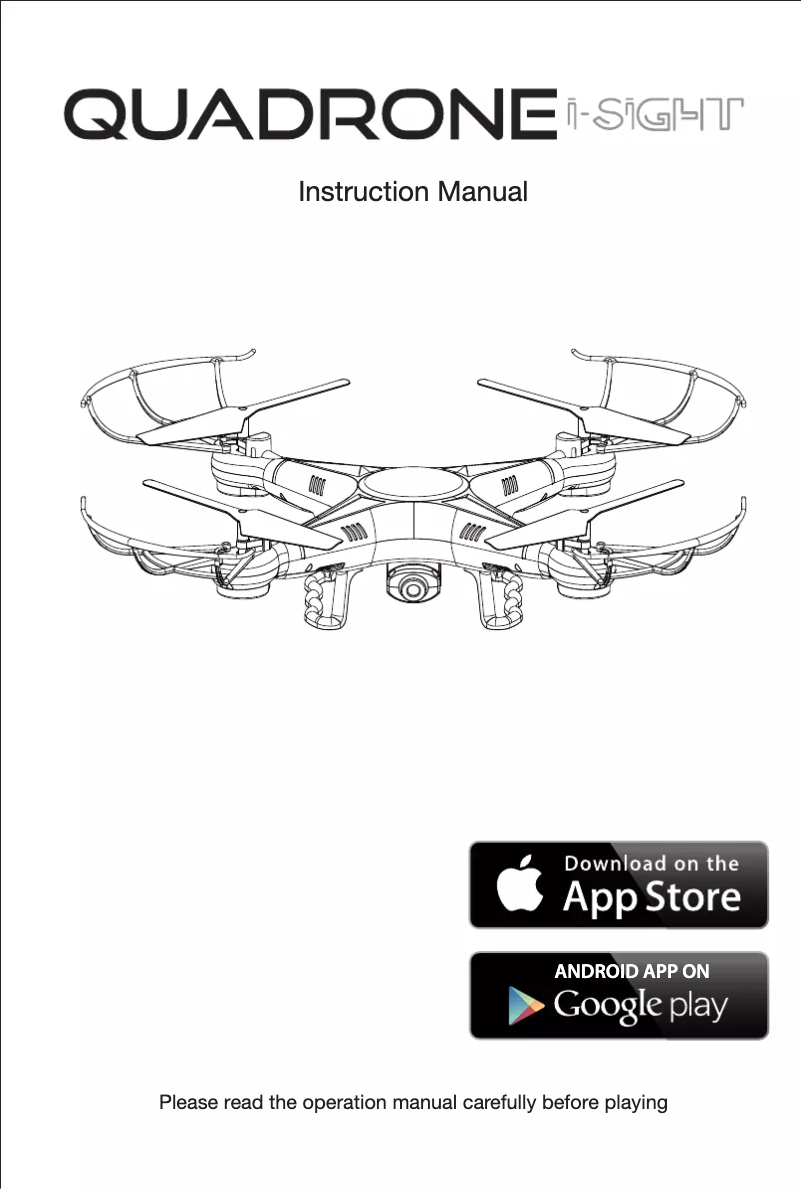 Page n°1 - Manuel utilisateur Quadrone I-Sight