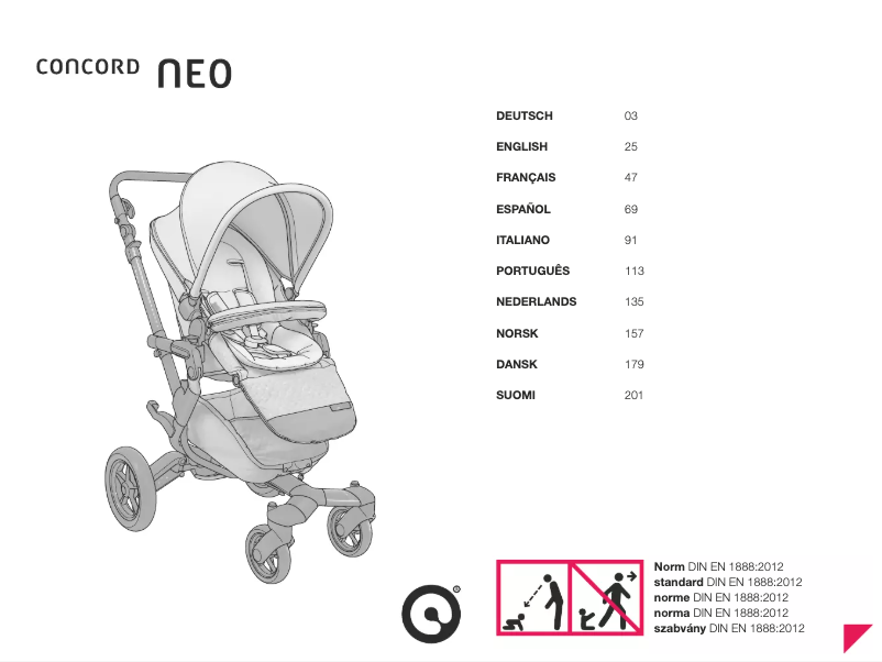 Image de la première page du manuel de l'appareil NEO Mobility Set