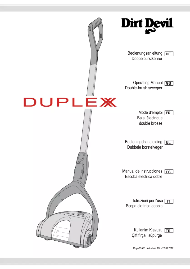 Page n°1 - Manuel utilisateur Dirt Devil Duplex M668