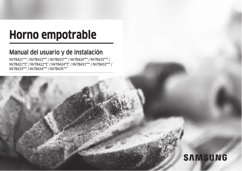 Image de la première page du manuel de l'appareil NV7B4245VAK