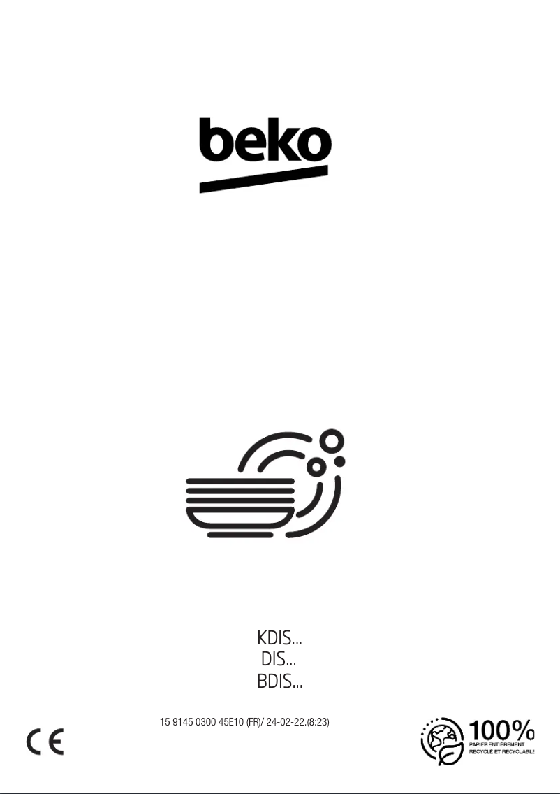 Page n°1 - Manuel utilisateur Beko BDIS161E0Q