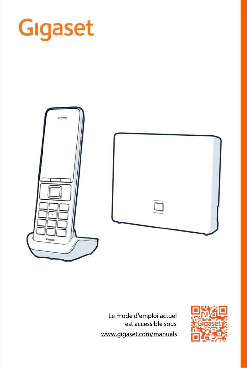 Page n°1 - Manuel utilisateur Gigaset Comfort 500A IP flex