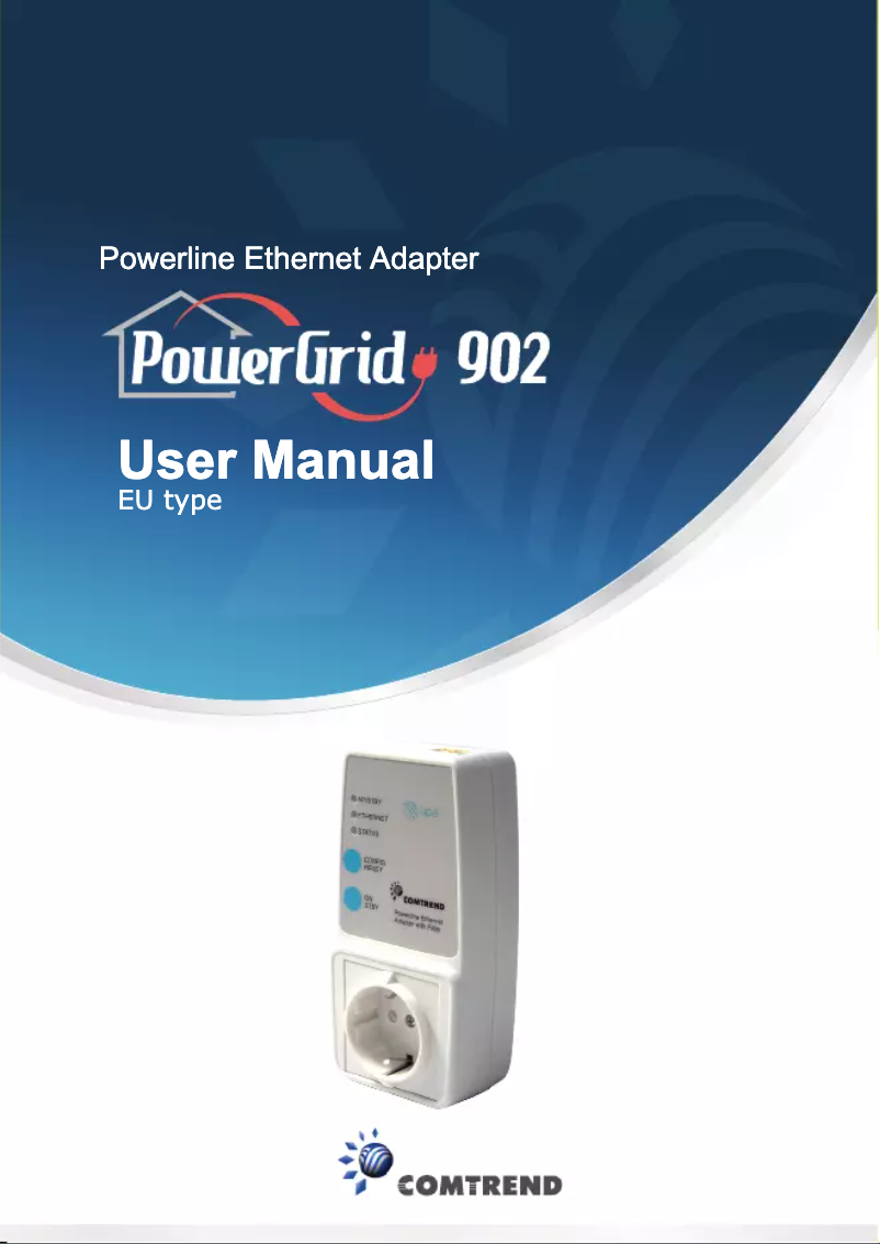 Page 1 de la notice Manuel utilisateur Comtrend PowerGrid 902