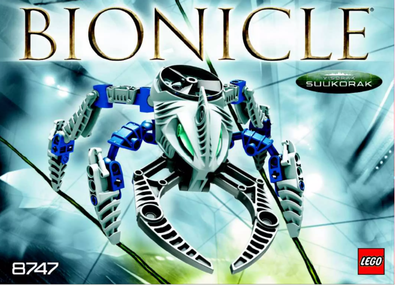 Página 1 del manual Manual de usuario Lego Bionicle 8747