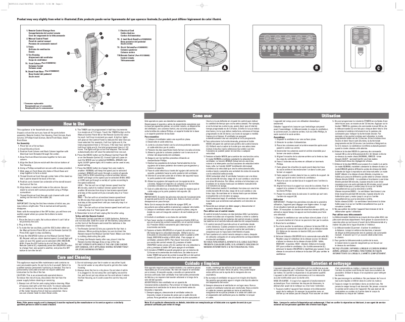 Page 1 de la notice Manuel utilisateur Black & Decker BDTF1010