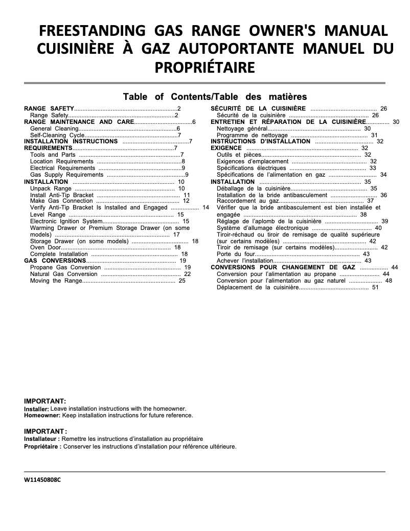 Page n°1 - Manuel utilisateur Maytag MGR6600FZ