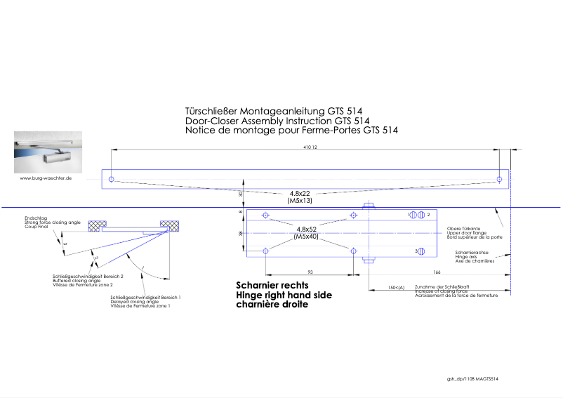 Página 1 del manual Manual de usuario Burg Wächter GTS 514