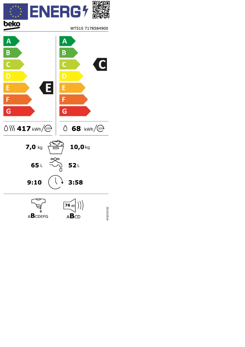 Image de la première page du manuel de l'appareil WT510