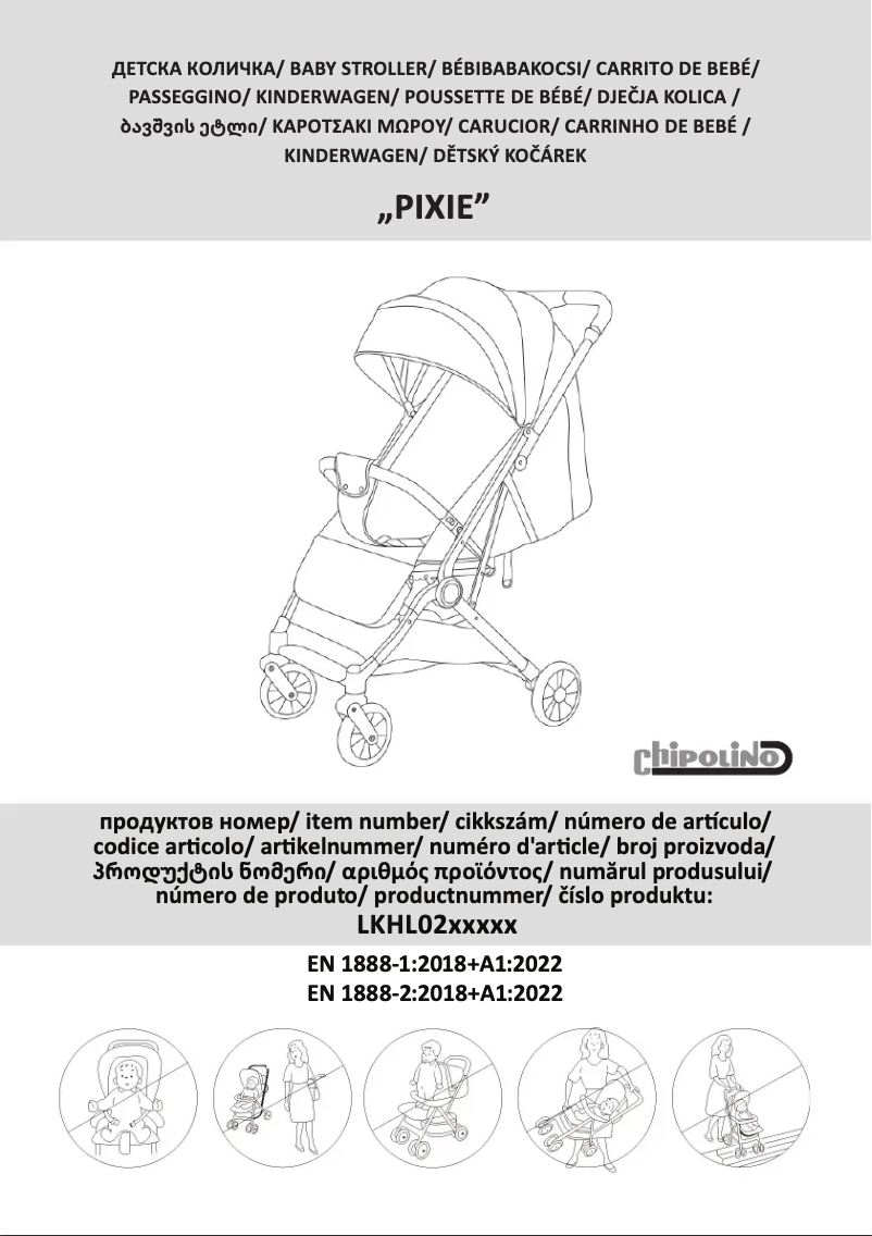 Page n°1 - Manuel utilisateur Chipolino Pixie