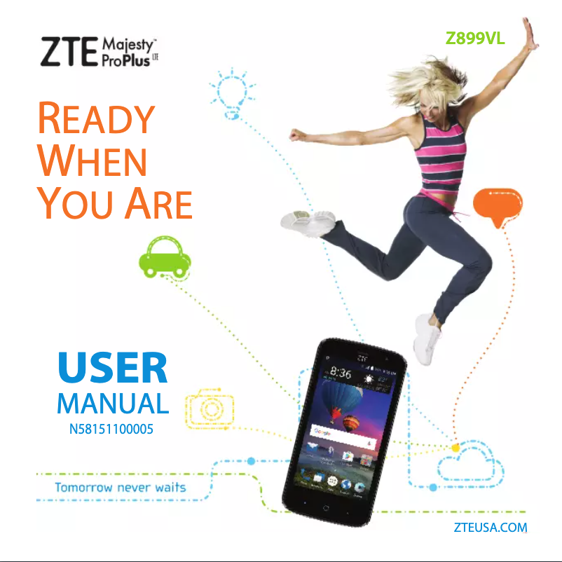 Page n°1 - Manuel utilisateur ZTE Majesty Pro Plus LTE