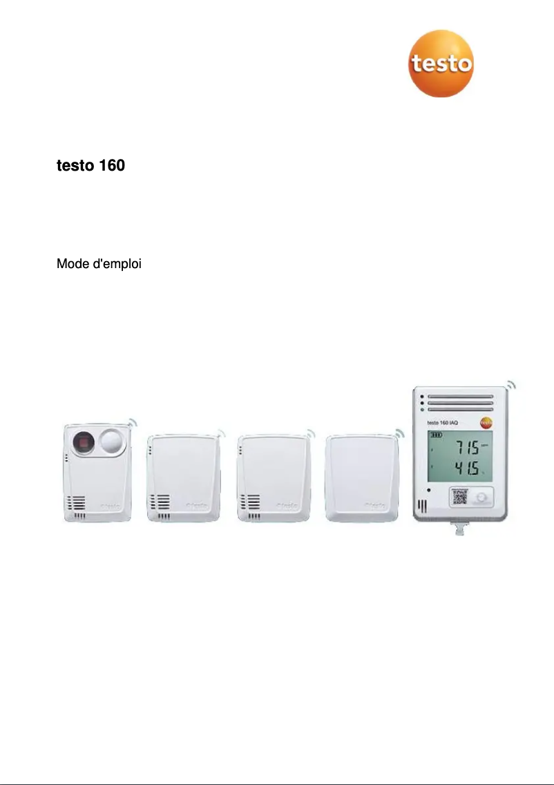 Página 1 del manual Manual de usuario Testo 160 E