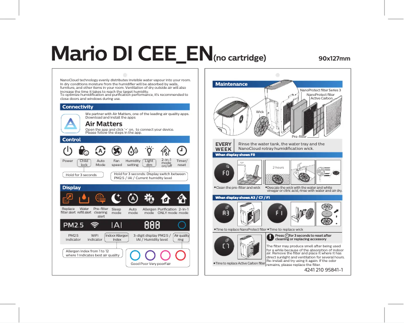 Image de la première page du manuel de l'appareil AC3829