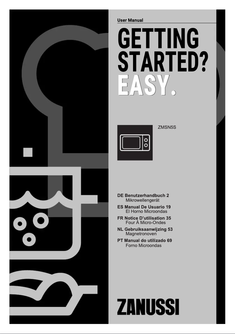 Imagen de la primera página del manual del dispositivo ZMSN5SX