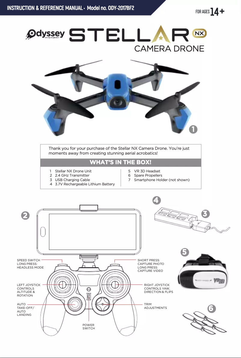 Page n°1 - Manuel utilisateur Odyssey Stellar NX ODY-2017BF2