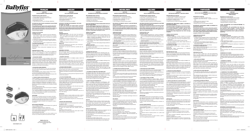 Image de la première page du manuel de l'appareil G285E