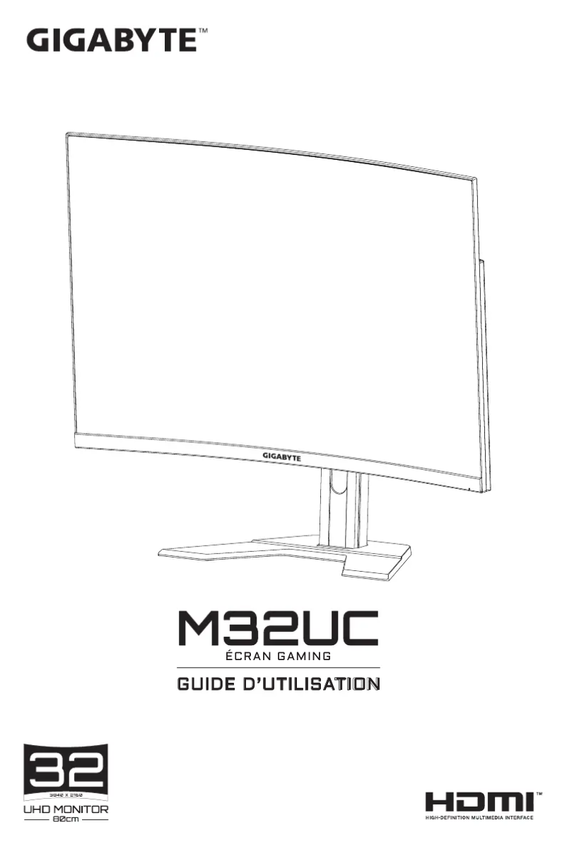 Page n°1 - Manuel utilisateur Gigabyte M32UC