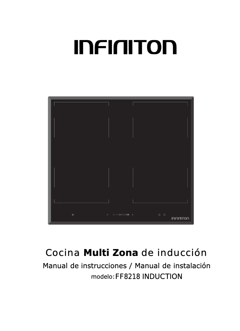 Page 1 de la notice Manuel utilisateur Infiniton FF8218