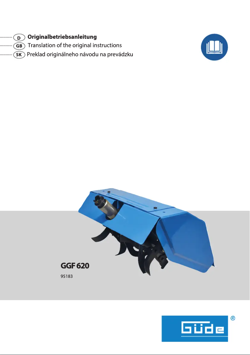 Image de la première page du manuel de l'appareil GGF 620