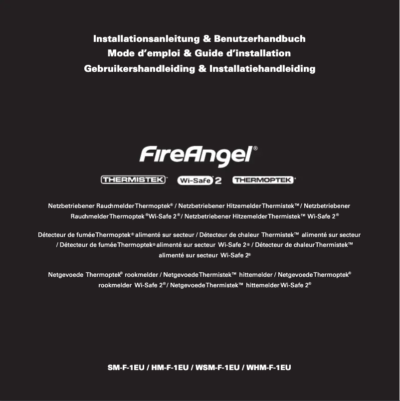 Página 1 del manual Manual de usuario FireAngel WSM-F-1EU