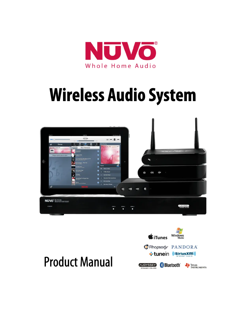 Page n°1 - Manuel utilisateur NUVO NV-GW100-NA