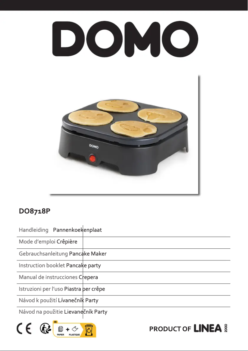 Page 1 de la notice Manuel utilisateur Domo DO8718P