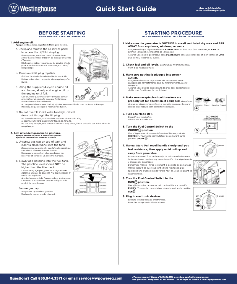Image de la première page du manuel de l'appareil iGen4500cv