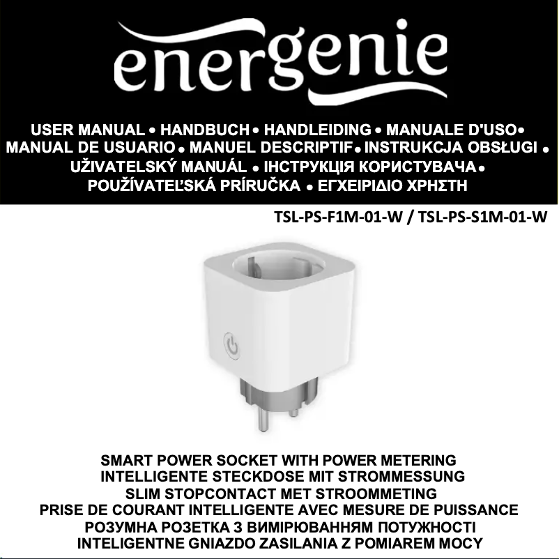 Page n°1 - Manuel utilisateur Gembird TSL-PS-F1M-01-W