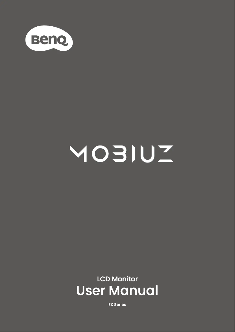 Page 1 de la notice Manuel utilisateur BenQ EX321UX