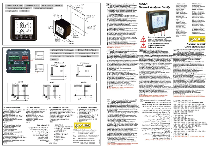 Page 1 de la notice Guide de démarrage rapide ENTES MPR-34S-20
