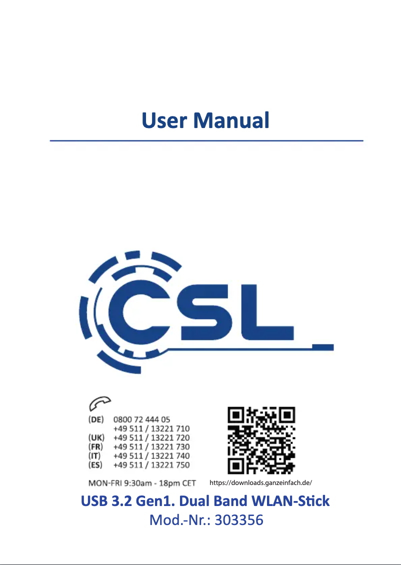 Page 1 of the manual User Manual Aplic 303356