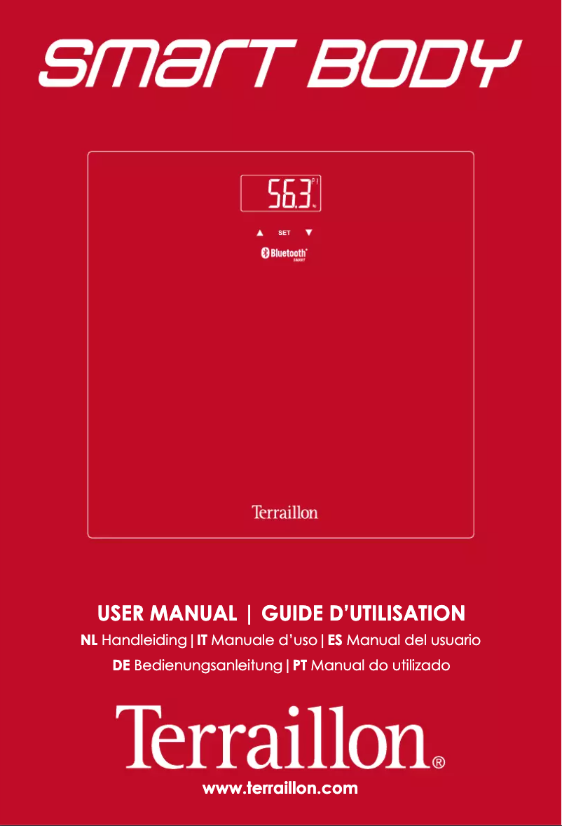 Page 1 de la notice Manuel utilisateur Terraillon Smart Body