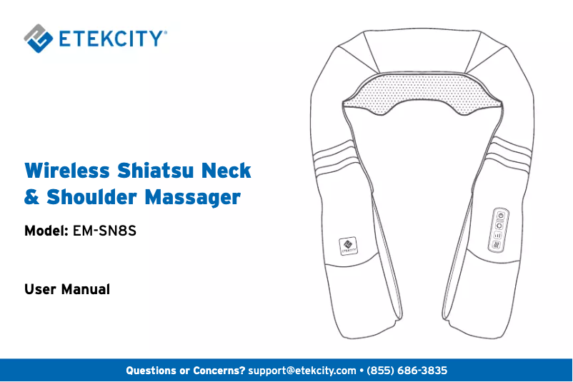 Page 1 de la notice Manuel utilisateur Etekcity EM-SN8S