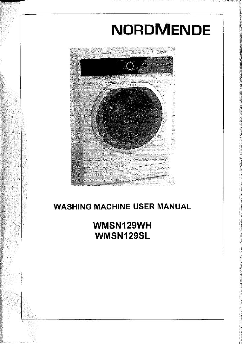Image de la première page du manuel de l'appareil WMSN 129 SL