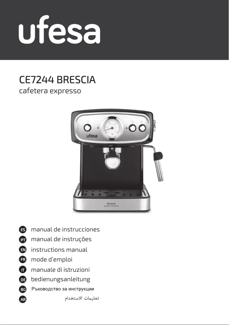 Image de la première page du manuel de l'appareil Brescia