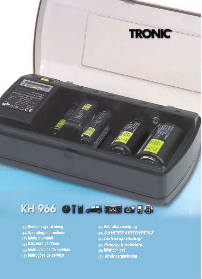 Página 1 del manual Manual de usuario Tronic KH 966