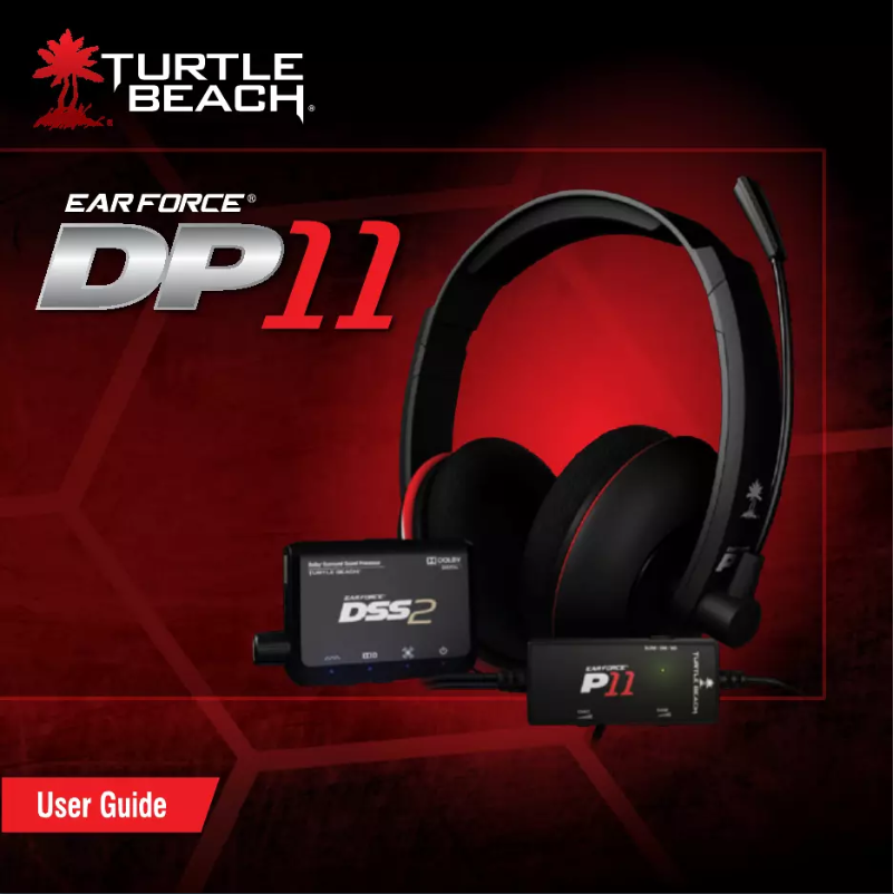 Page n°1 - Manuel utilisateur Turtle Beach Ear Force DP11