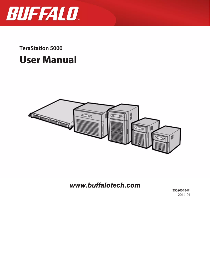 Page n°1 - Manuel utilisateur Buffalo TeraStation 5200N WSS