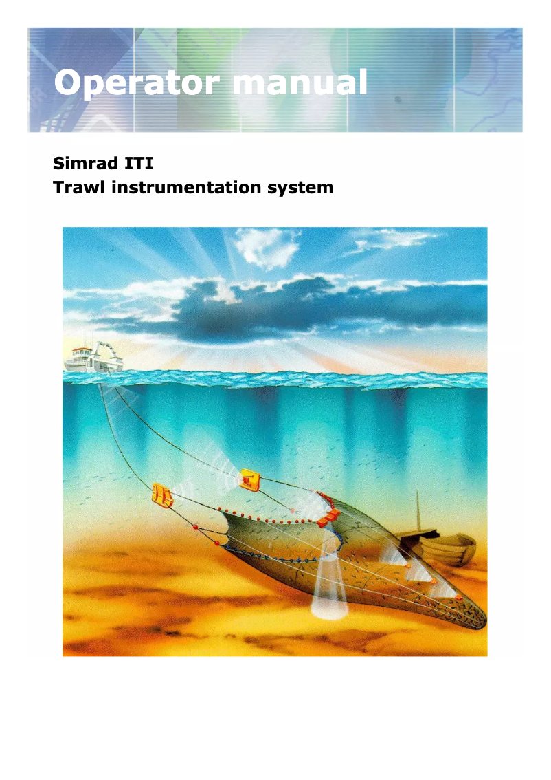 Página 1 del manual Manual de usuario Simrad ITI