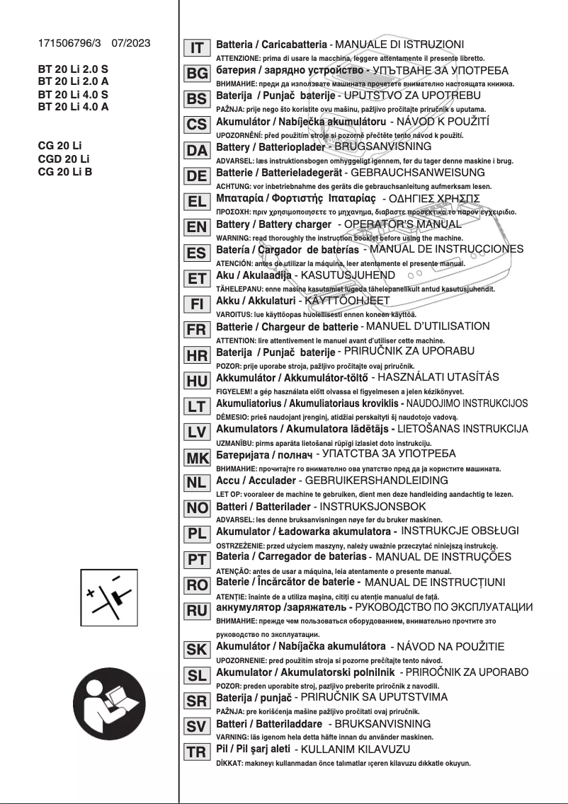 Page 1 de la notice Manuel utilisateur Stiga C 215 D