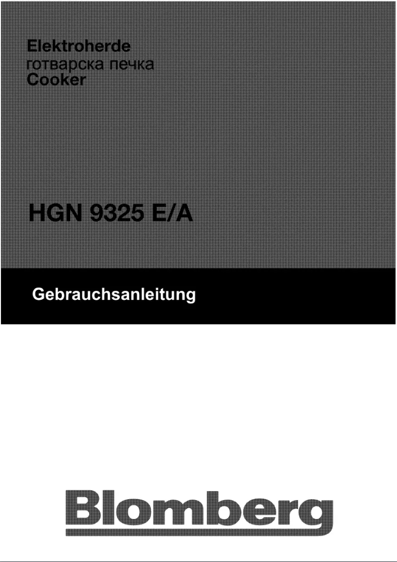 Imagen de la primera página del manual del dispositivo HGN 9325 E