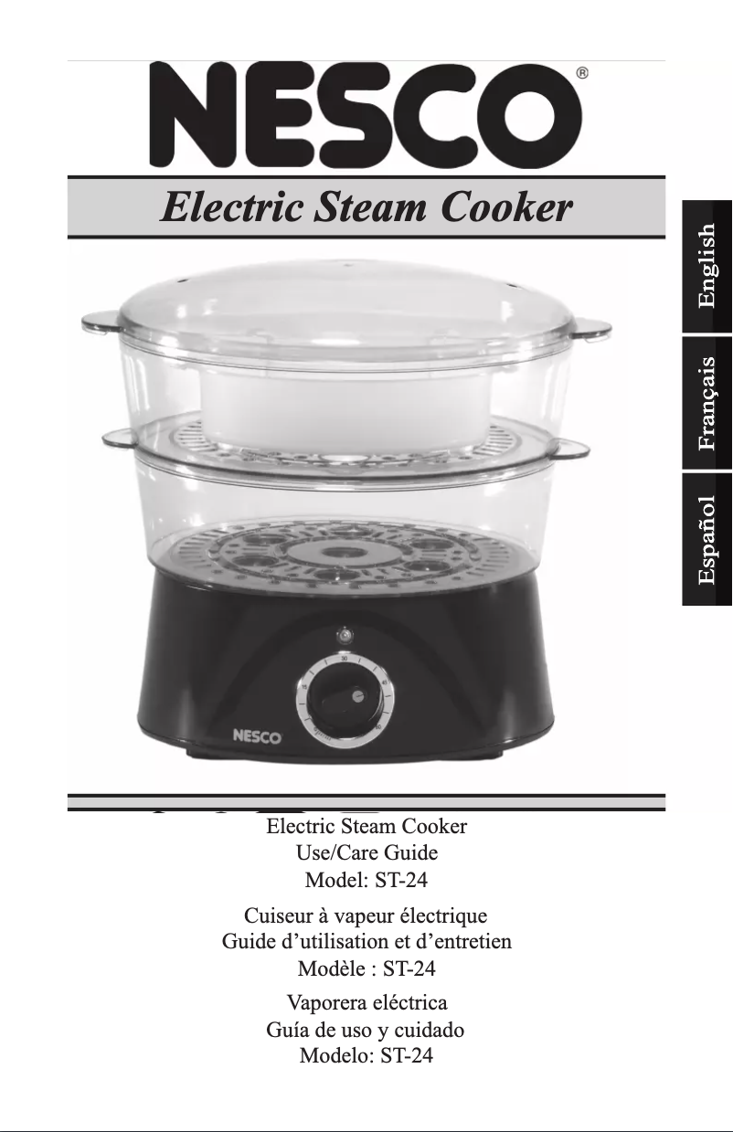 Página 1 del manual Manual de usuario Nesco ST-24P