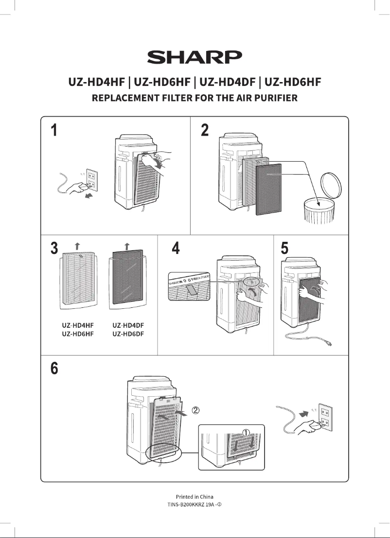 Image de la première page du manuel de l'appareil UZ-HD4HF