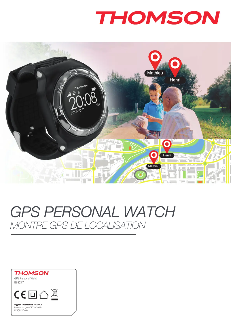Image de la première page du manuel de l'appareil GPS Personal Watch