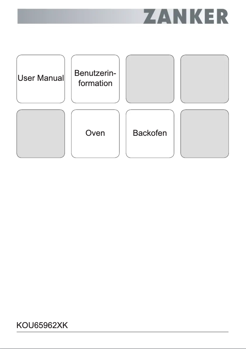 Page n°1 - Manuel utilisateur Zanker KOU65962XK